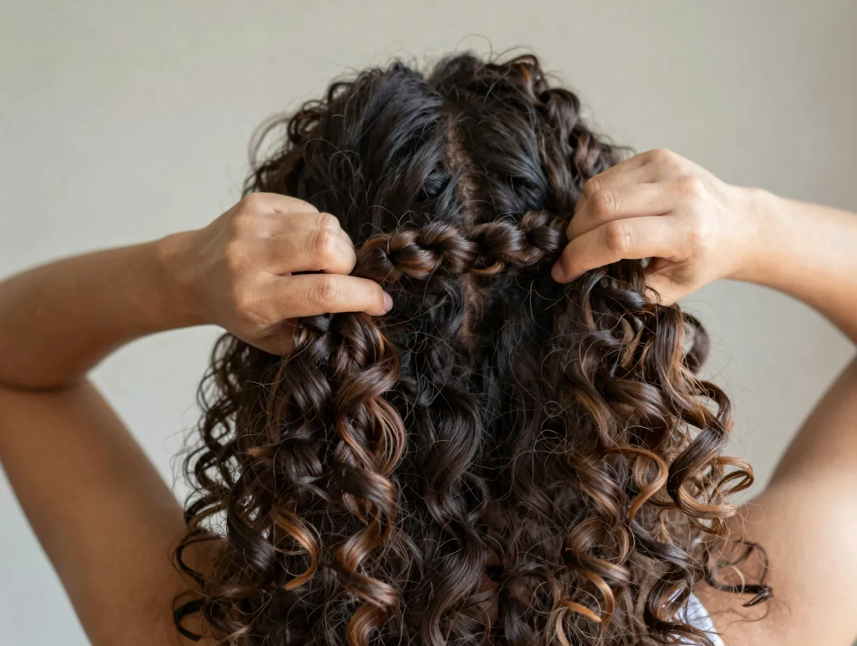 Defined s pattern twist out curls unraveling overnight