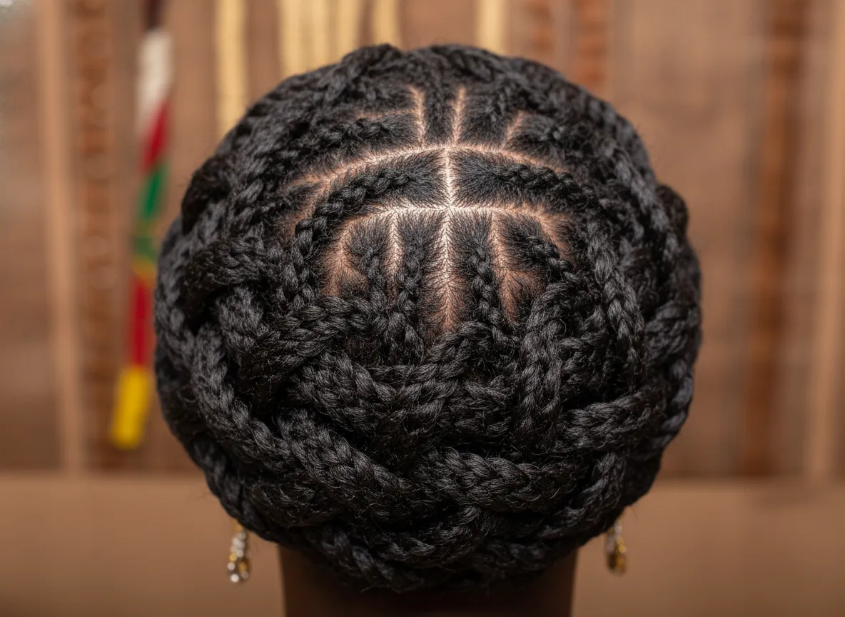 Three dimensional interwoven koroba basket braid technique