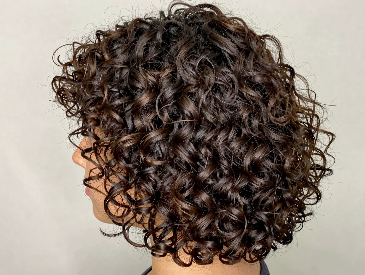Butterfly cut for fine curly hair volumized crown natural fuller illusion