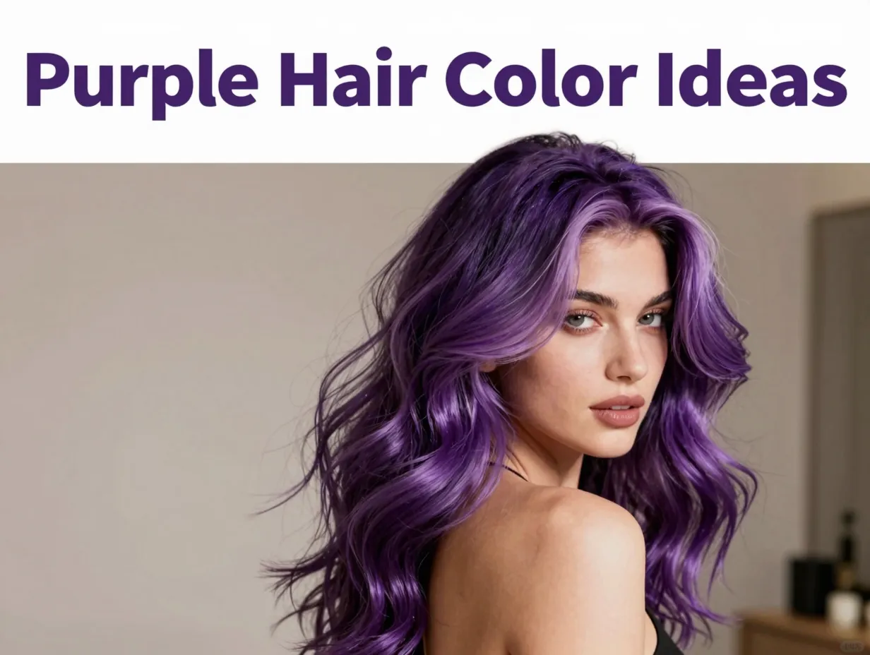 Violet root lavender mid grape end peekaboo lilac wave