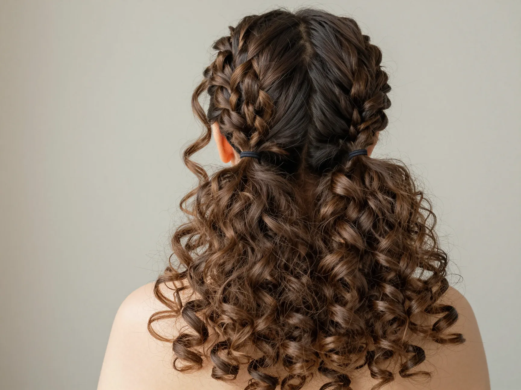 Double ponytail volume trick stacked curly weave instagram method