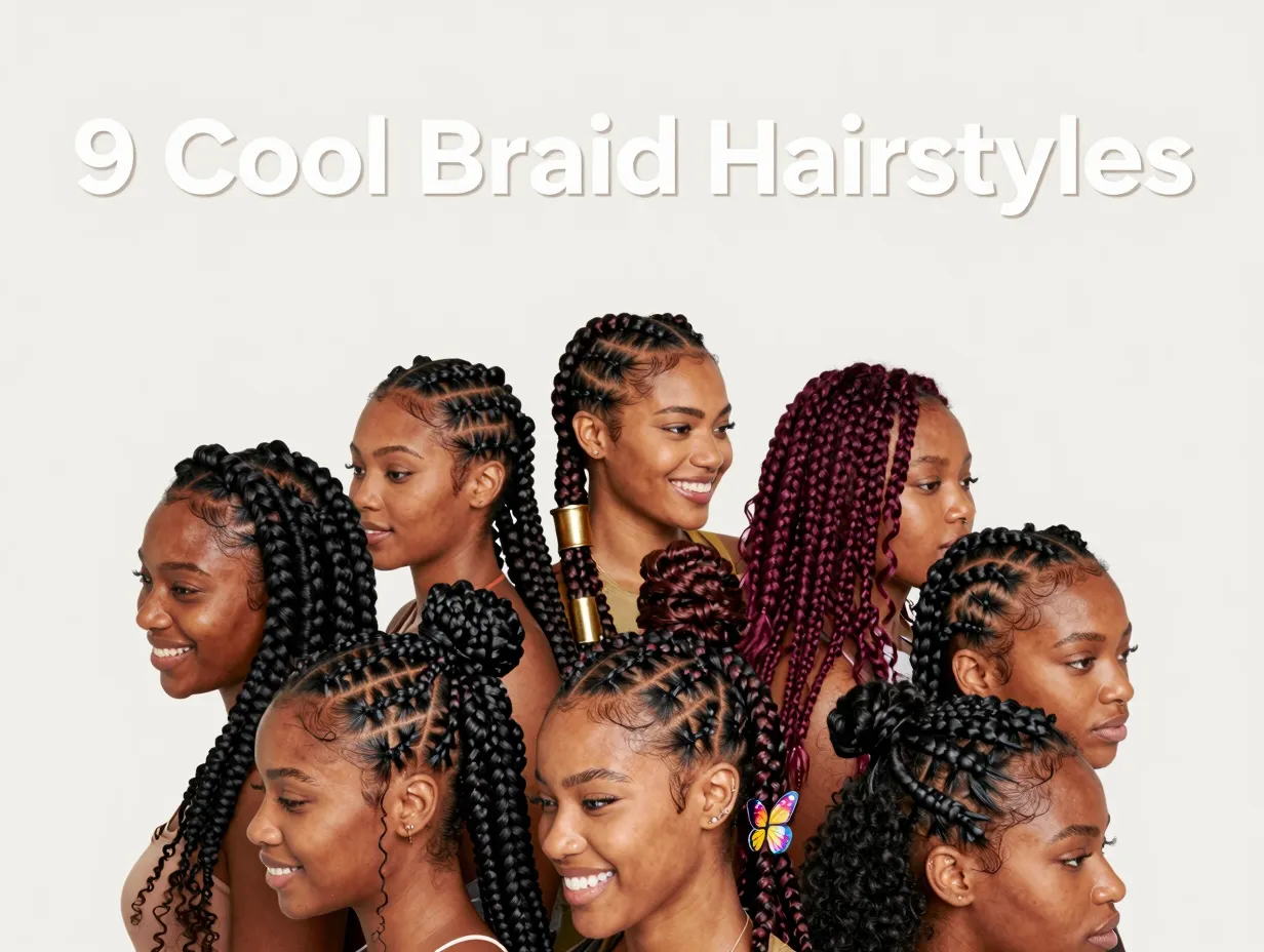 Modern braids guide black woman nine styles integrated flowing design