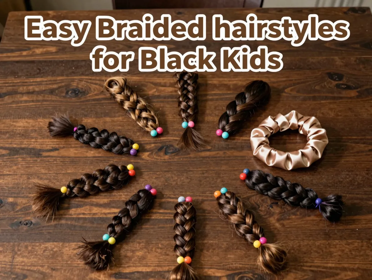 Overhead circle nine braid swatches samples beads satin bonnet
