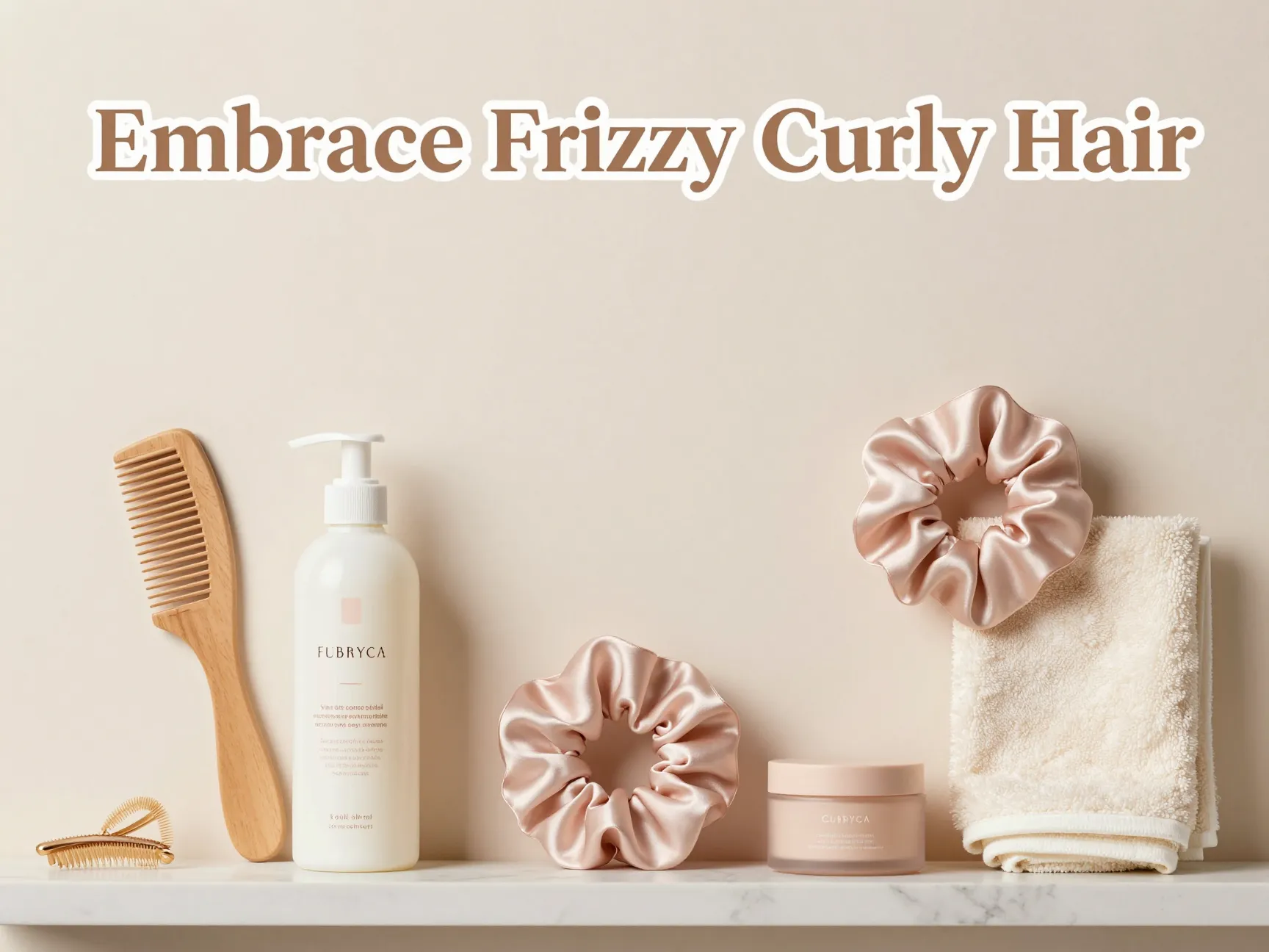 Comb cream scrunchie towel edge control accessories aesthetic