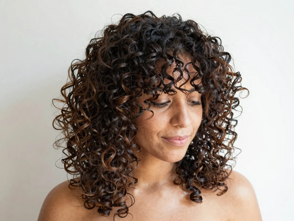Graduation layers crown volume tapered ends oval round faces