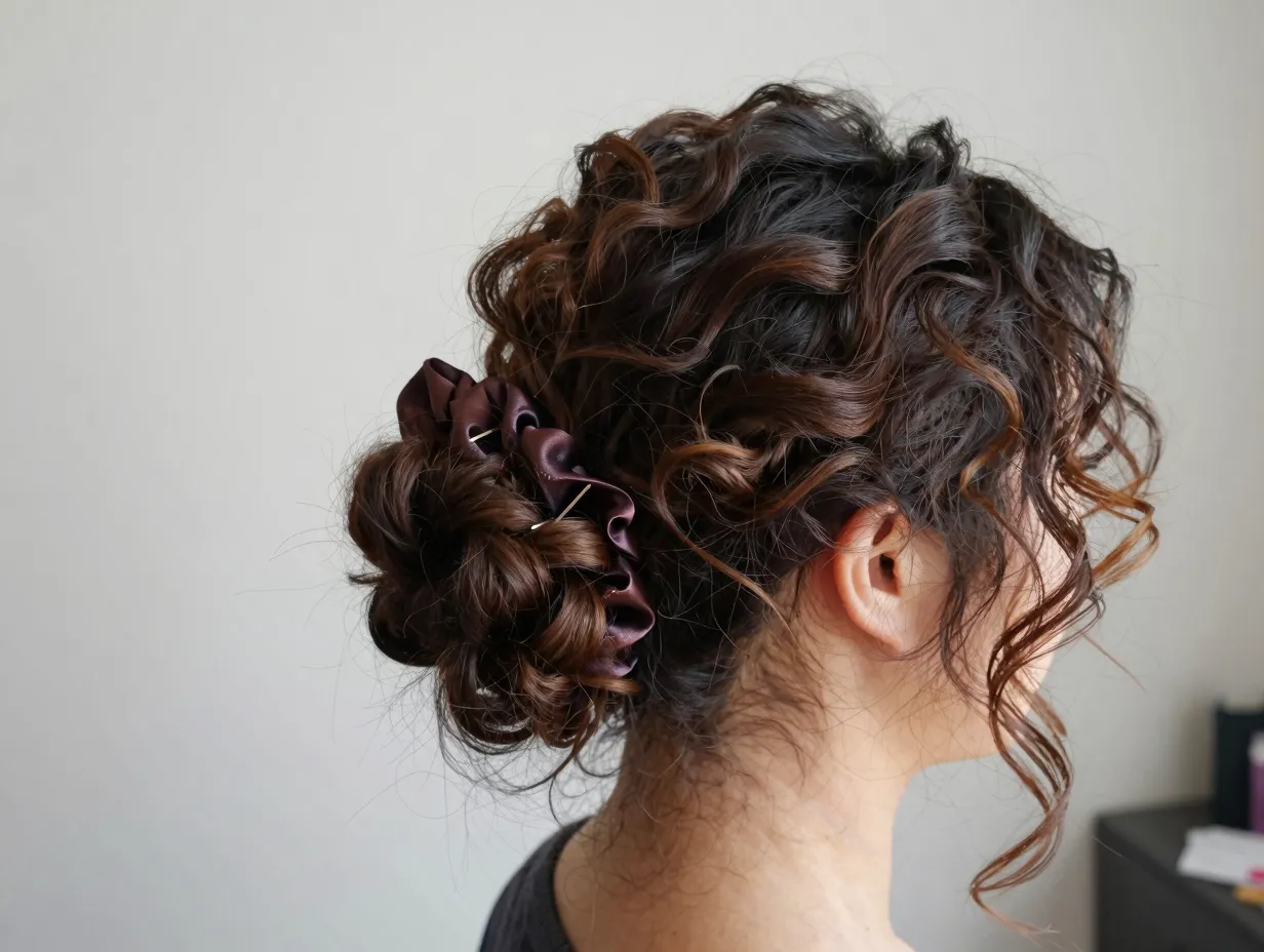 Pineapple updo two minute polished look preservation