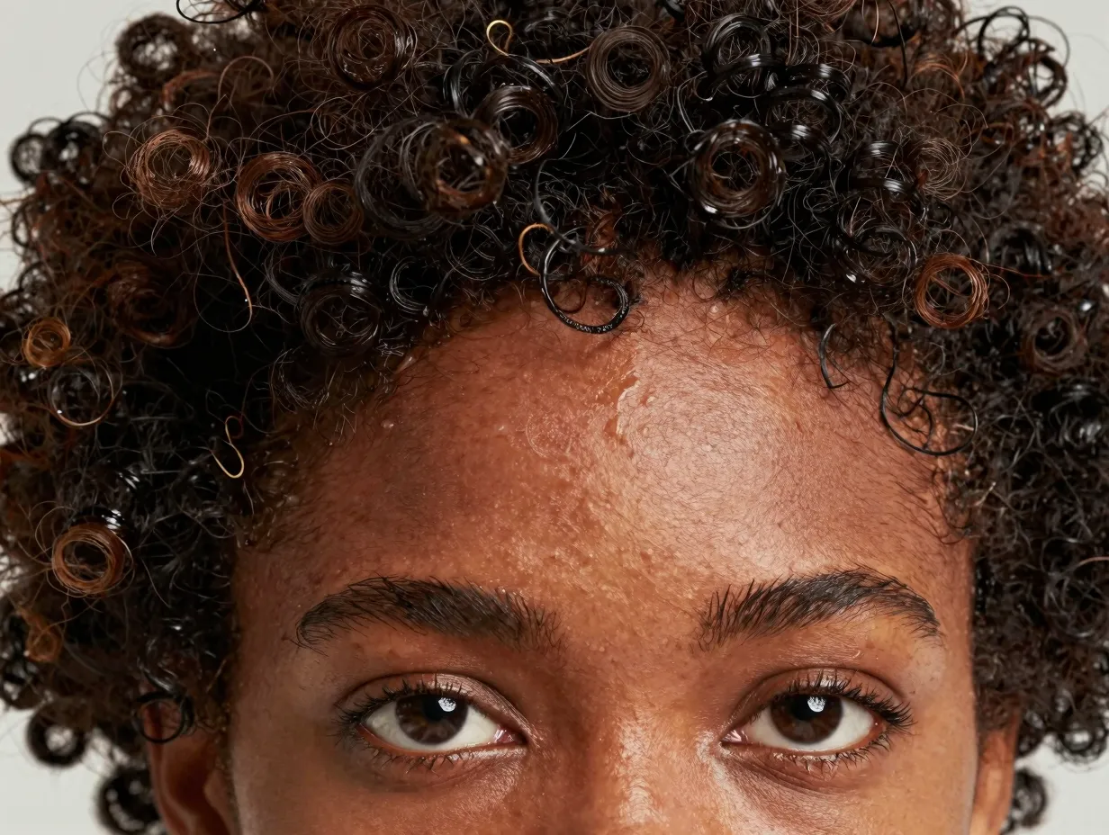 Defined wash and go teeny weeny afro on short natural hair