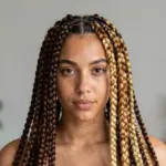 9 Brown Skunk Stripe Braids to Add Edge to Your Natural Hair