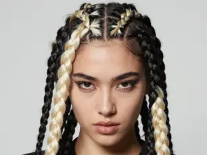Read more about the article 8 Bold Half Cornrows Half Box Braids Short Looks for Maximum Impact