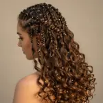 8 Trendy All Back Cornrows Hairstyles with Beads for a Boho Vibe