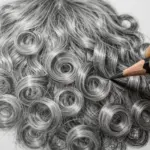 9 Steps to Master a Short Curly Hair Drawing (Easy Tutorial)
