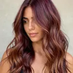 8 Ways to Rock Cherry Cola Hair Color with Subtle Highlights