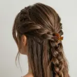 9 Elegant Half Up Half Down Hairstyles Using Just a Claw Clip