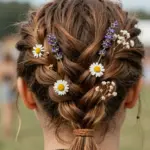 8 Gorgeous Braided Hairstyles Enhanced with Flower Hair Clips