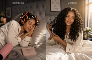 Read more about the article Heatless Curls Overnight: 4 Methods That Actually Work