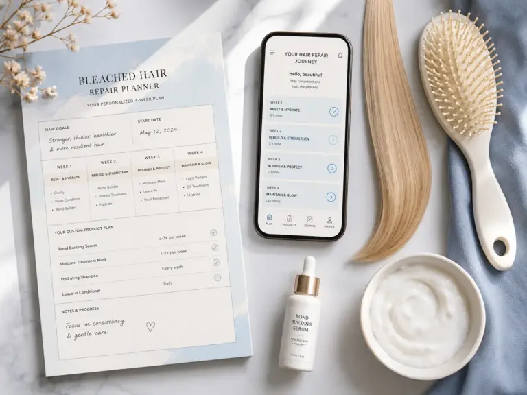 Featured Personalized Plan Phone Hair Strand Brush Serum Mask