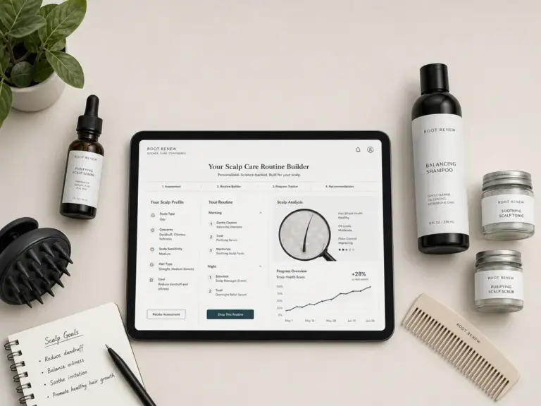Featured Personalized Scalp Care Builder Interactive Tool Scientific Aesthetic